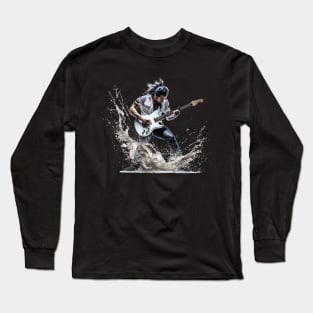 Guitar Hero - Design 1 Long Sleeve T-Shirt